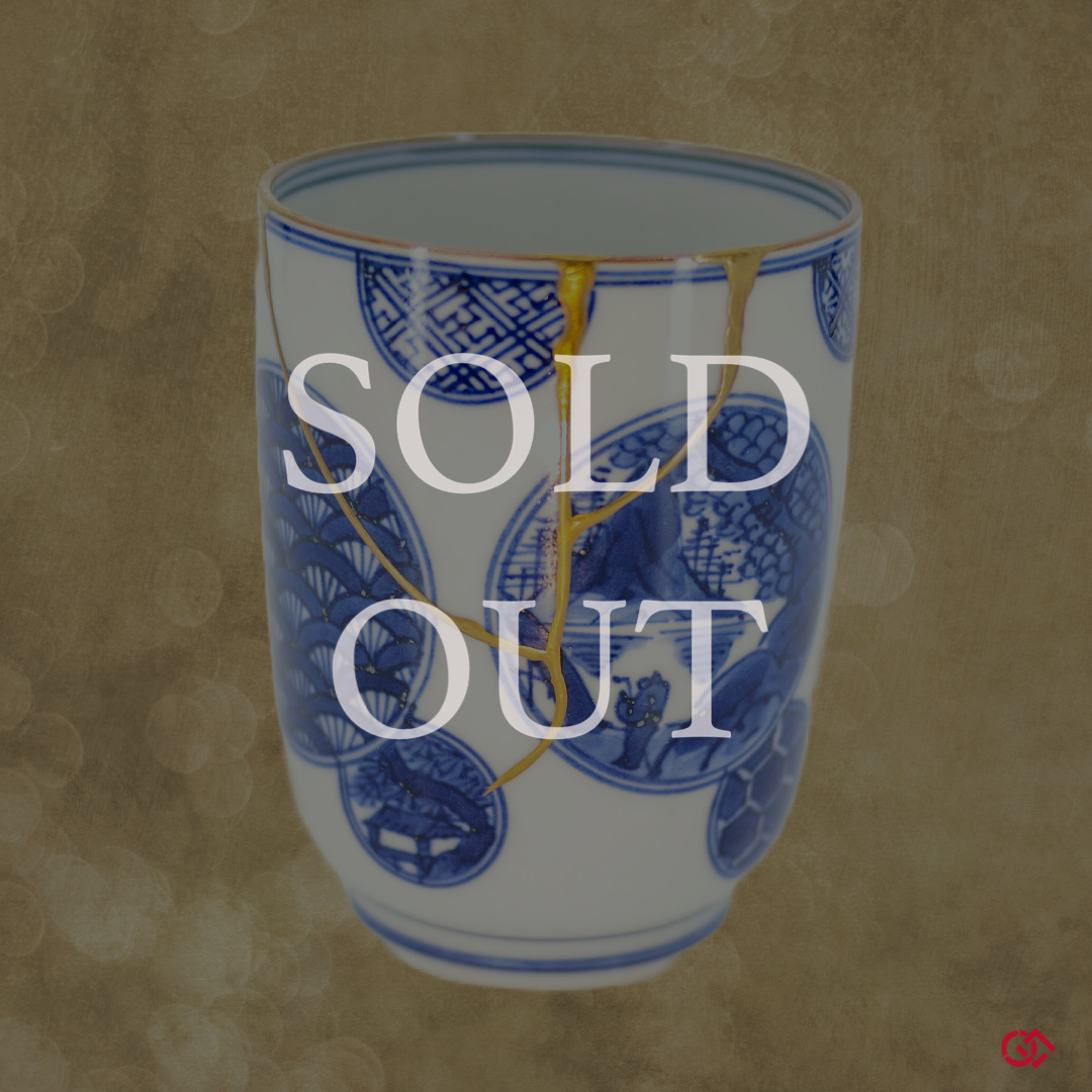 Authentic Kintsugi Pottery with sold out description