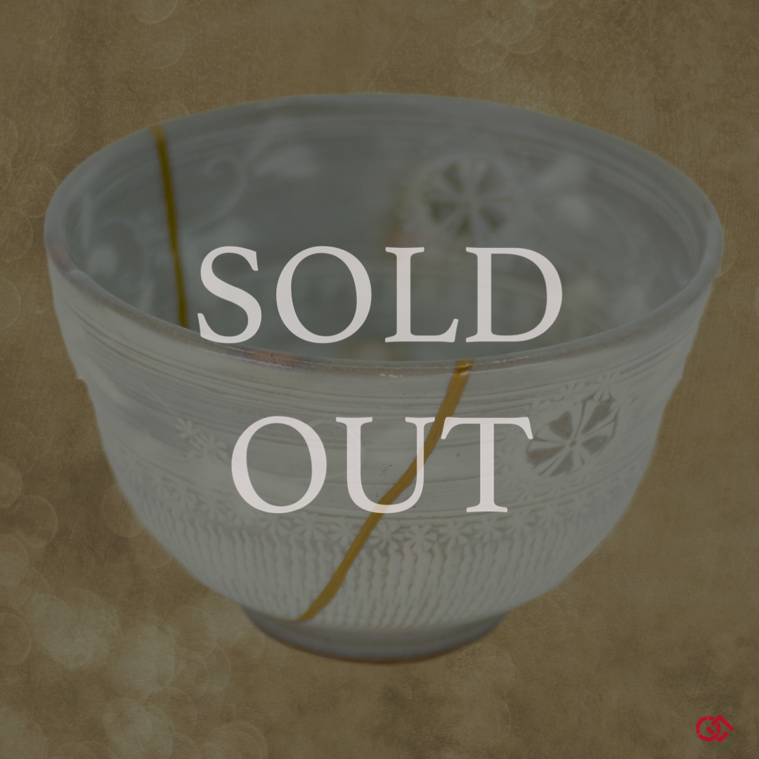 Authentic Kintsugi Pottery with soldout