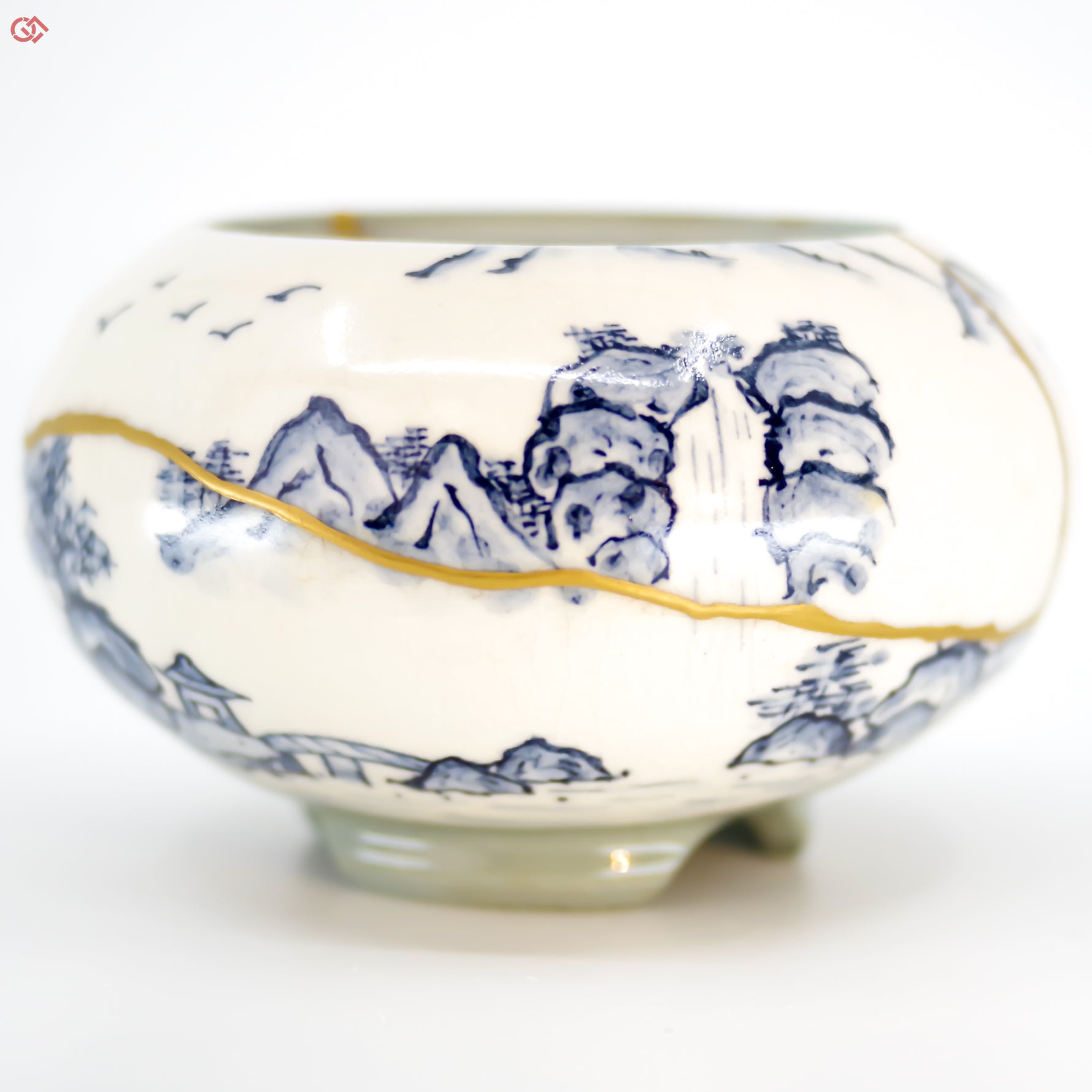 Enlarged view of Authentic Kintsugi pottery