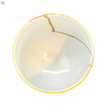 Image of Authentic Kintsugi pottery from above