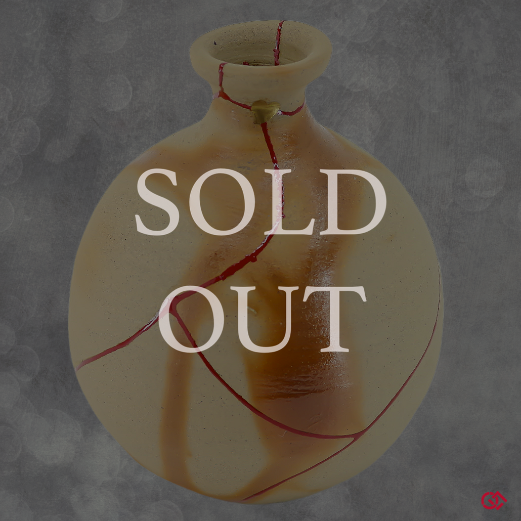 Sold Out - Exquisite Kintsugi Art: Golden Repair Dance on Broken Japanese Pottery (Unique Gifts Await!)