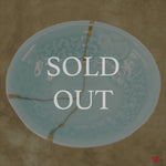Sold Out! Authentic Japanese Kintsugi Pottery Bowl- Featuring the art of Kintsugi, where cracks are repaired with gold, celebrating imperfection and beauty.