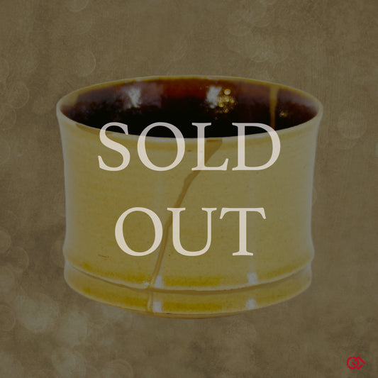 Sold Out - Authentic Japanese Kintsugi Pottery: Wabi-Sabi Elegance in Golden repairs