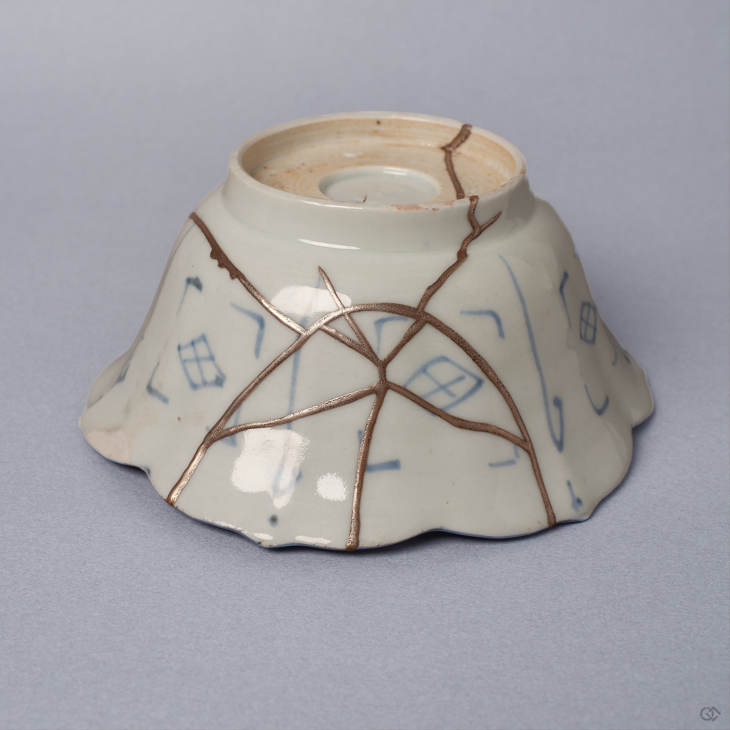 24K Gold Kintsugi Ko-Imari Bowl | Reunion Beneath the Bamboo