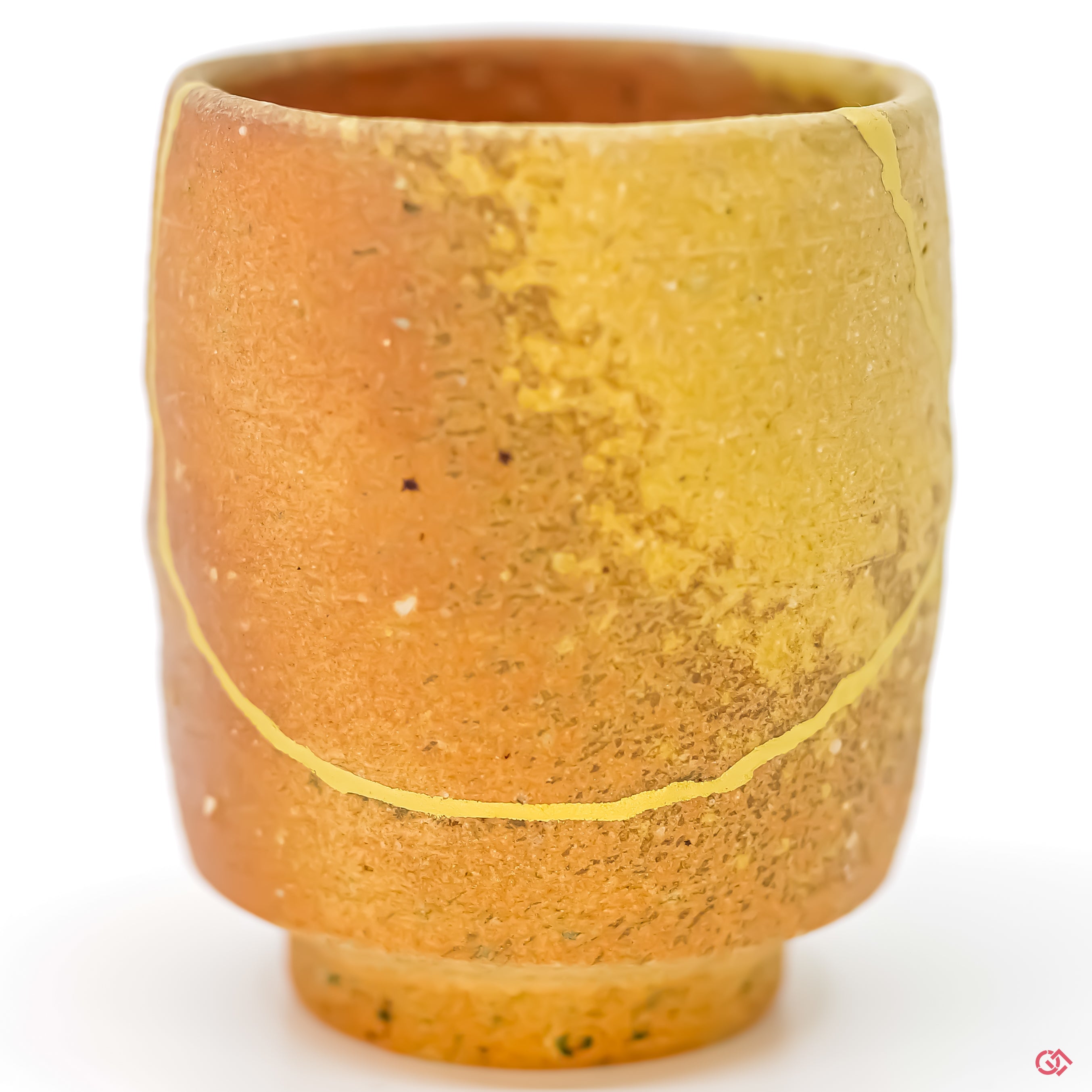 Discover the beauty of Kintsugi: Close-up of hand-restored pottery.