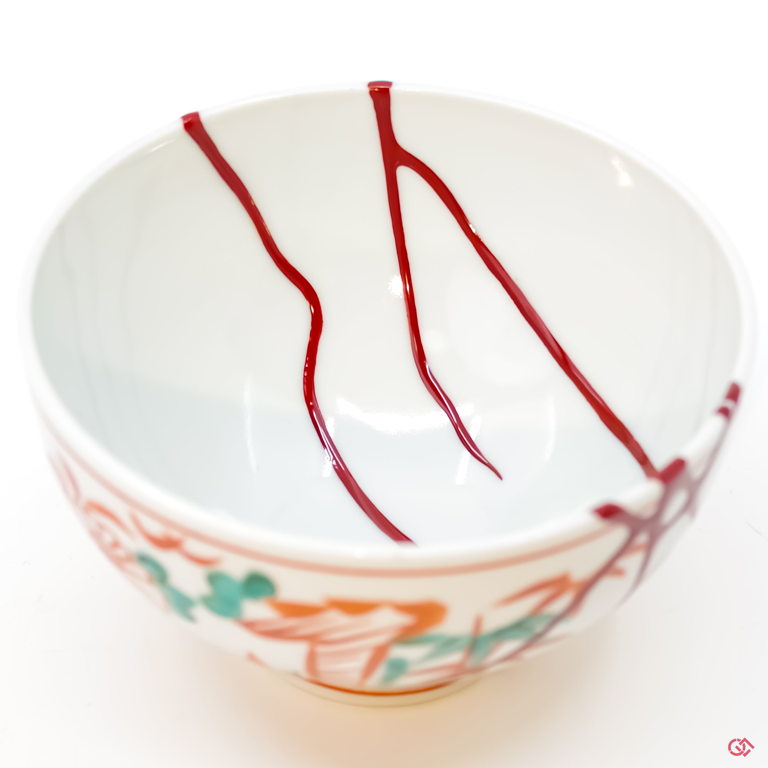 Discover the beauty of Kintsugi: Close-up of hand-repaired pottery.