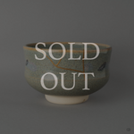 One-of-a-kind restored matcha bowl using authentic Kintsugi technique by Japanese lacquer artist, currently sold out.