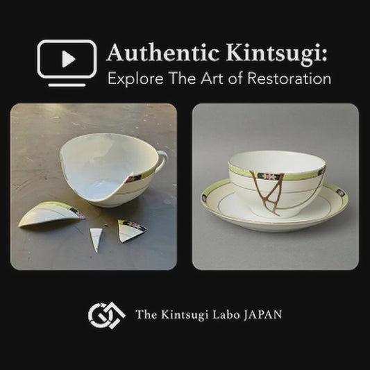 Restoration story of a 24K gold kintsugi piece—revealing a soulful transformation rooted in healing through art.