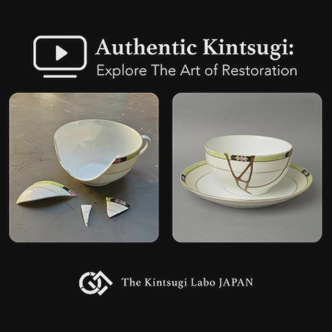 Restoration story of a 24K gold kintsugi piece—revealing a soulful transformation rooted in healing through art.