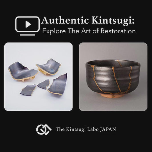 The kintsugi restoration of this Arita bowl unfolds, urushi and gold applied with patience, a second life taking form.