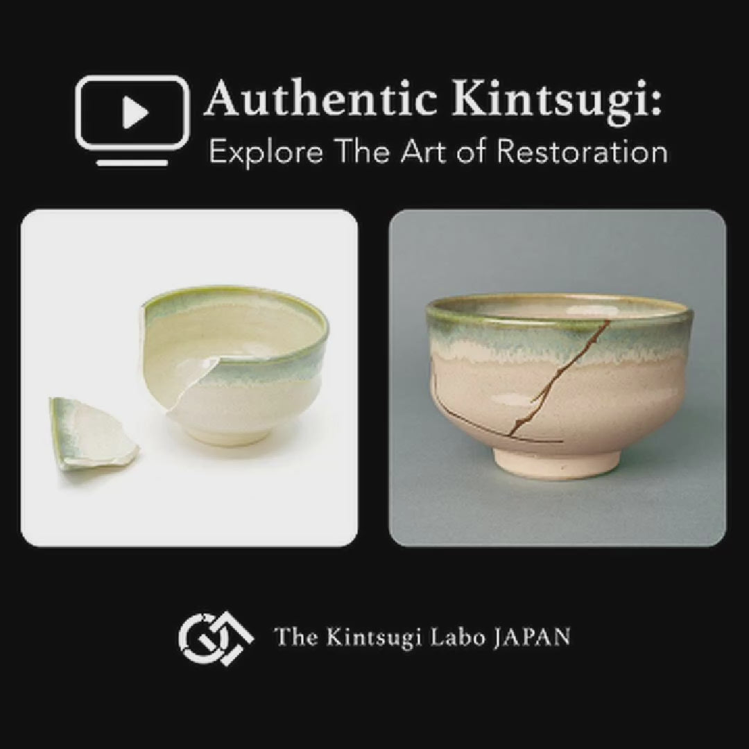 A look at the urushi restoration of this Kyoto matcha bowl, the artist rebuilding the break with lacquer and 24K gold, heritage luxury in process.