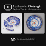 A lacquer artist restoring a Ko-Imari plate with natural urushi and 24K gold, showing the kintsugi process in the studio.