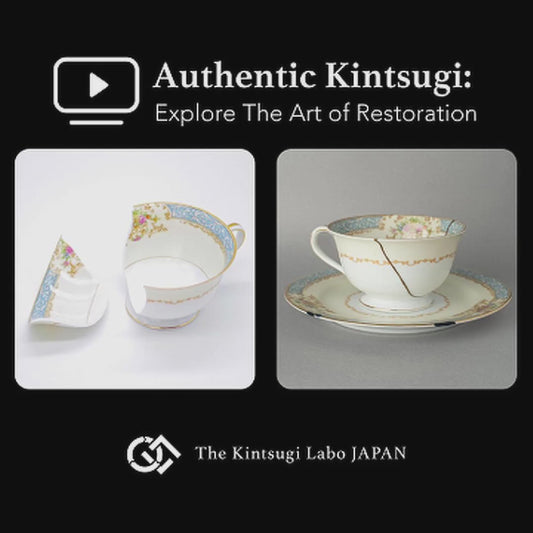 A short film showing the restoration of the Noritake set, detailing the meticulous kintsugi process as the art of revival.