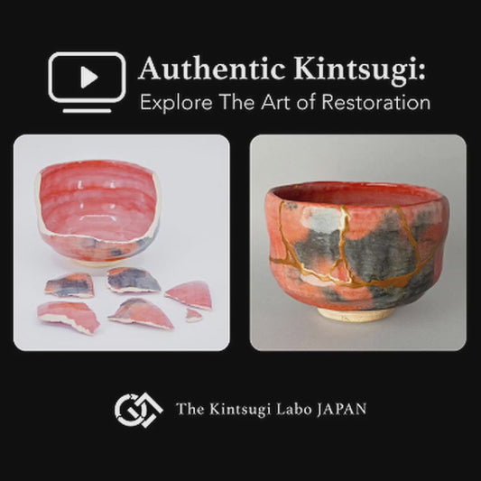 Video showing the art of mending this kintsugi bowl, a story of slow craft and its rebirth and renewal into a treasured heirloom.