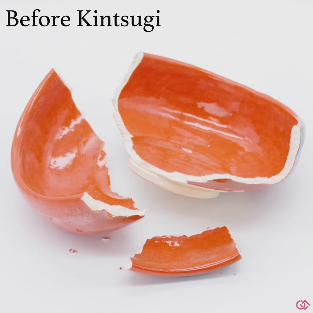 Video of making Authentic Kintsugi pottery