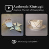 Four months of urushi and gold kintsugi transform this Art Deco Noritake into living philosophy.