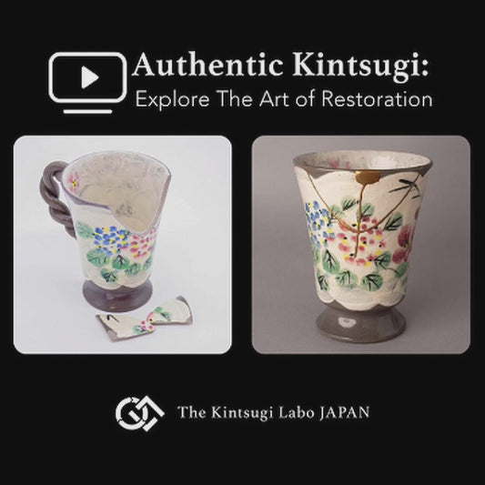Hands apply urushi lacquer with patience, then gold, the art of kintsugi giving this Kyoto mug its second life.