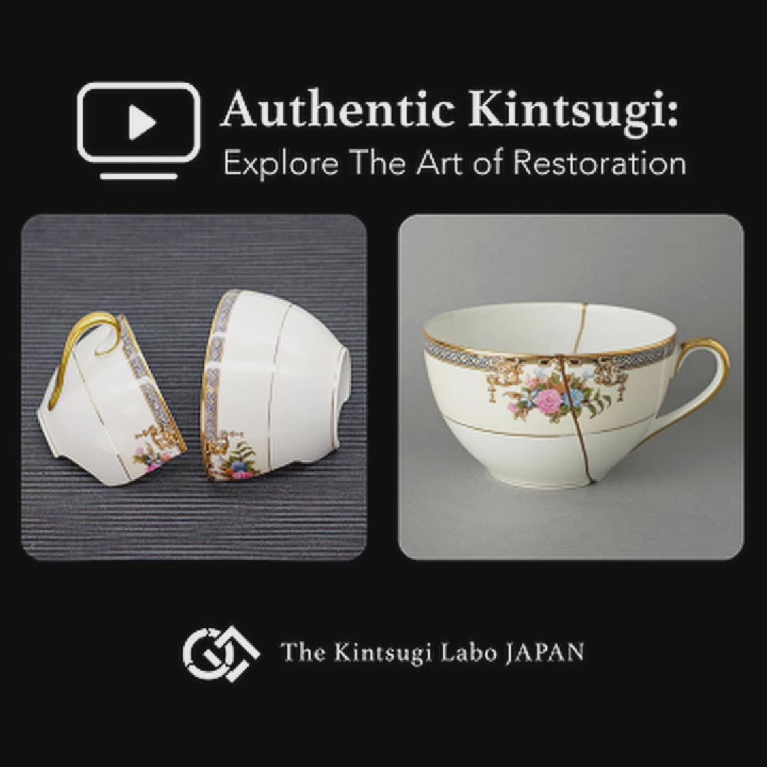 A restoration video of the kintsugi tea cup, showcasing the art of revival and the enduring legacy of this tangible piece of Japanese philosophy.