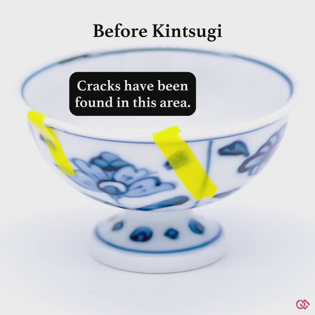 Video of a skilled Japanese craftsman restoring a broken pottery using the traditional Kintsugi technique