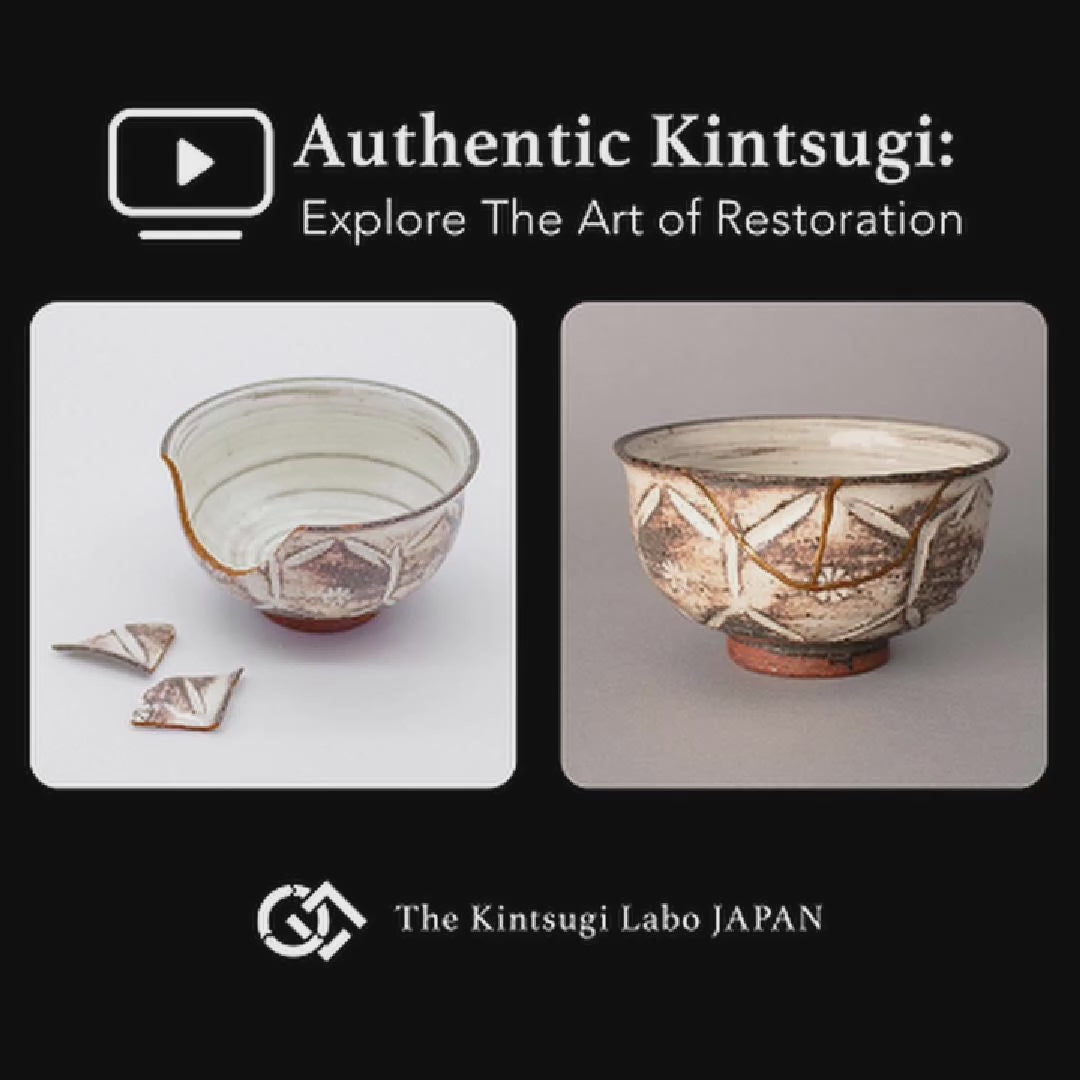 Restoration story of a Kyoto kintsugi cup, the four-month urushi process from broken fragments to gold-and-silver-finished art.