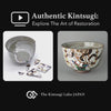 Restoration story video of the bowl’s kintsugi process. The slow craft of the artist creates a soulful object.