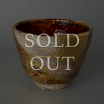 Sold out — A rustic Shigaraki ware cup restored with mixed-media kintsugi, featuring gold leaf, haku-e lacquer painting, and yakitsuke-urushi. This one-of-a-kind piece by The Kintsugi Labo JAPAN has found its home.