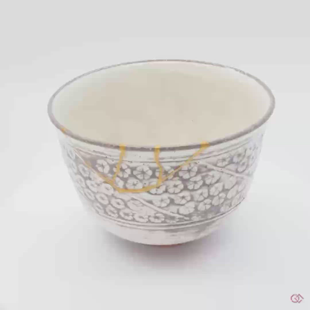 Japanese Kintsugi Matcha Bowl