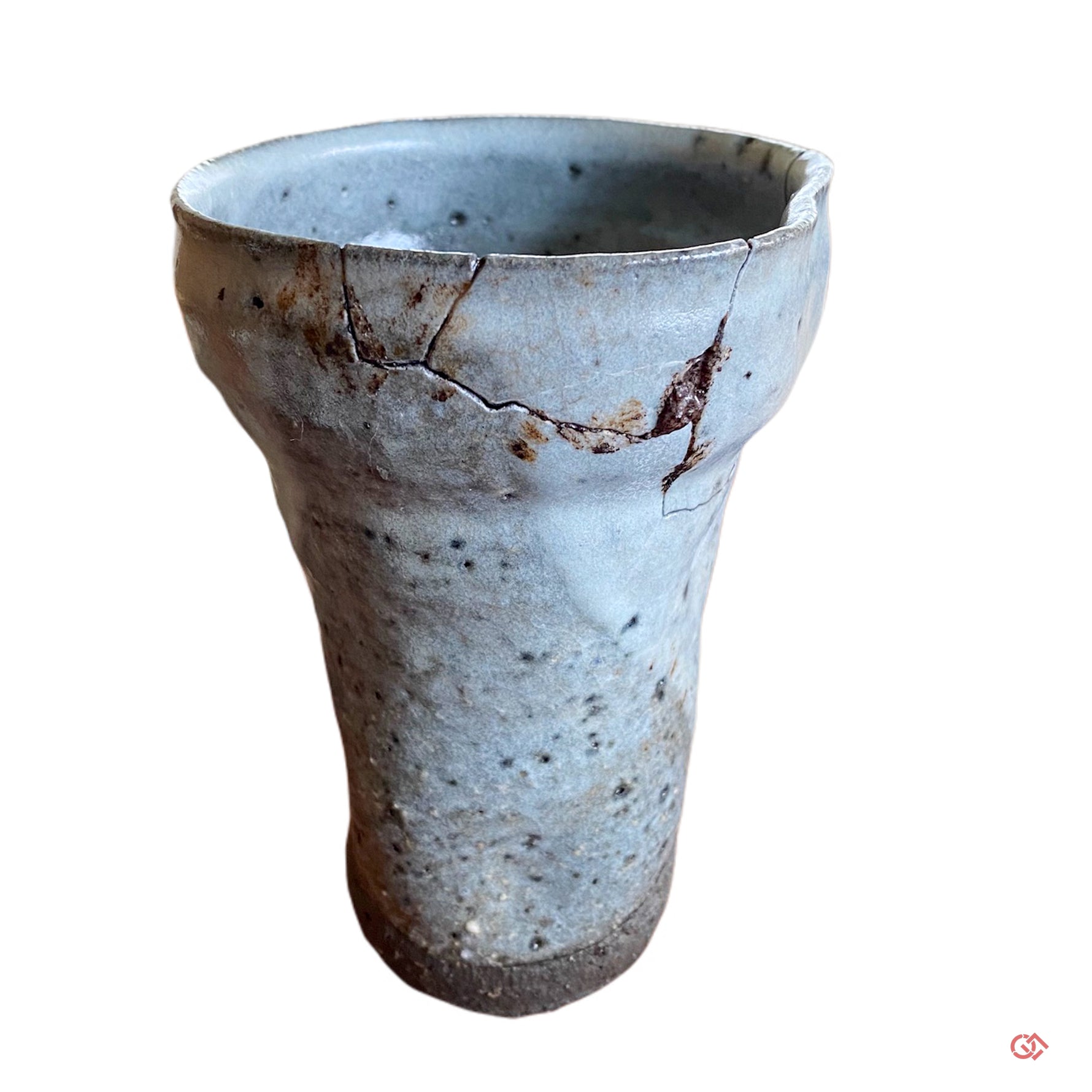 Authentic Kintsugi Beer cup, Shigaraki ware