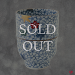 Authentic Kintsugi pottery with the description of sold out