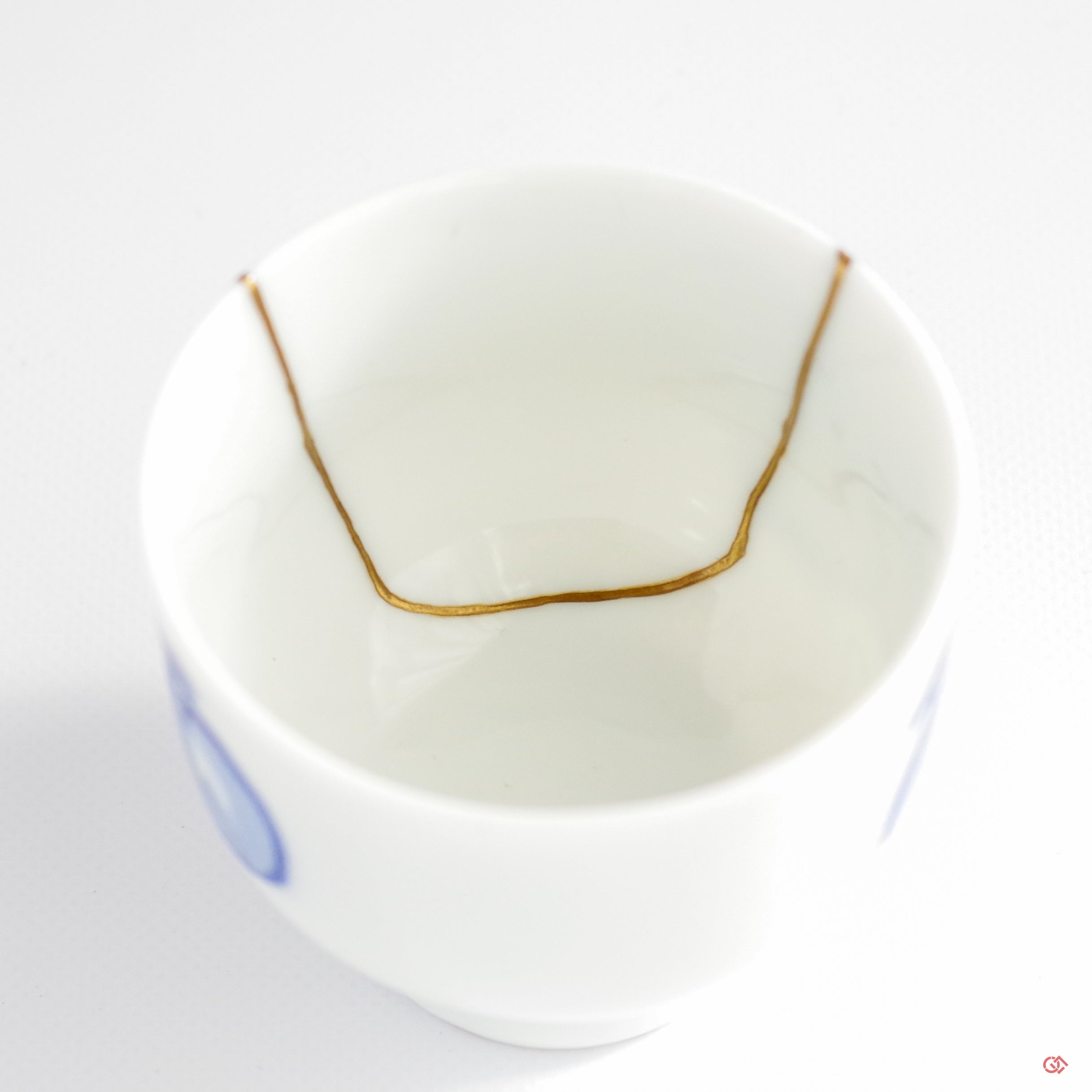 Authentic Kintsugi Sake Cup, Fruit pattern, Ko-Imari