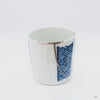 Authentic Kintsugi  Soup Cup, Flower & Rhombus pattern, Ko-Imari