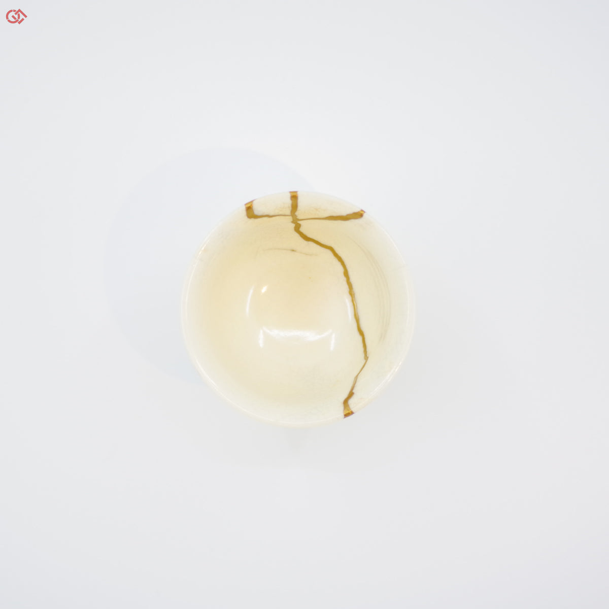 Photo of authentic Kintsugi art from above