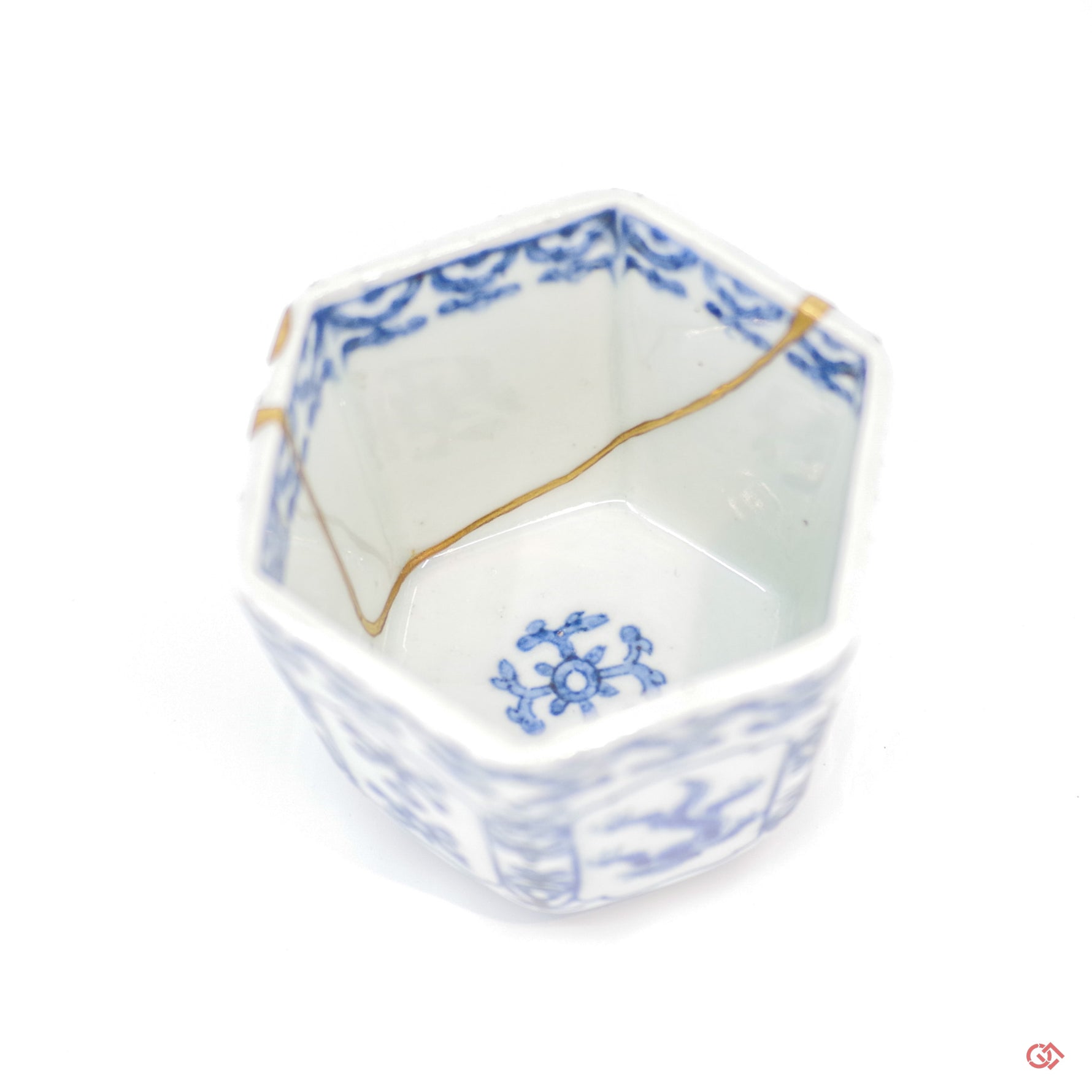 Enlarged view of authentic Kintsugi art