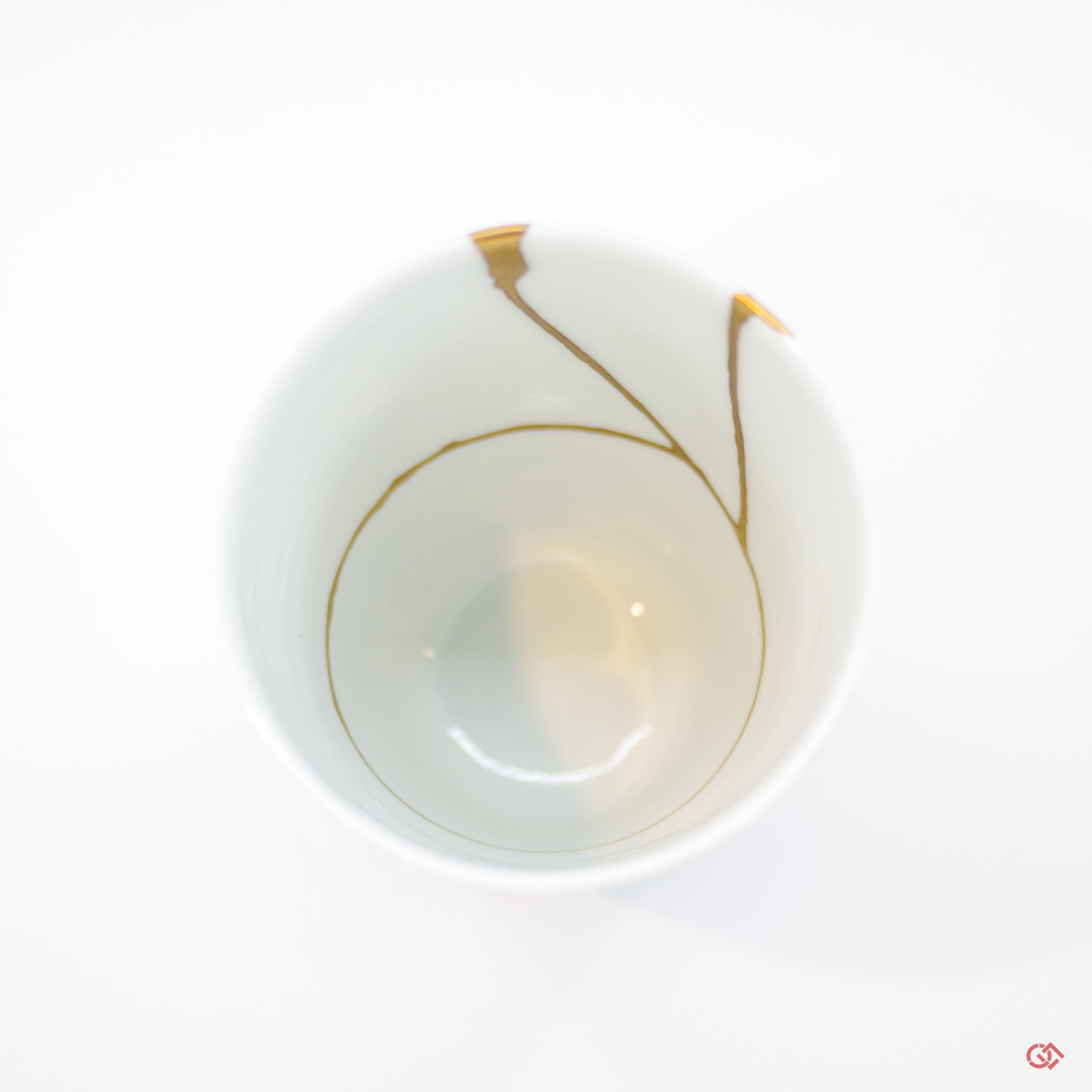 Photo of authentic Kintsugi art from above