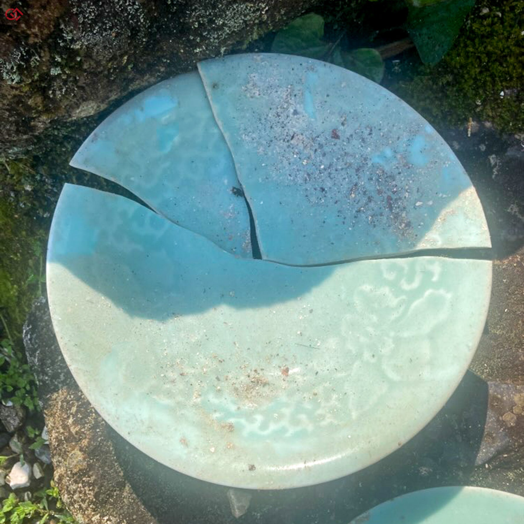 Japanese broken pottery
