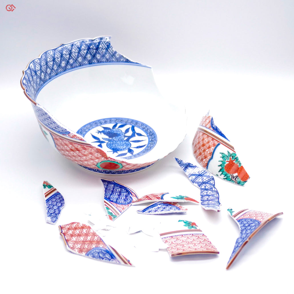 Japanese broken pottery