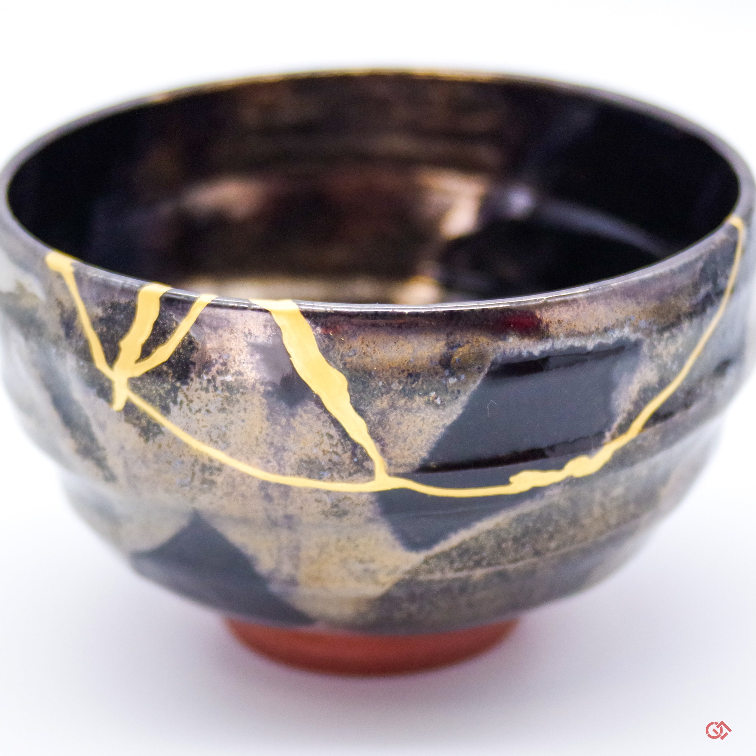 Youkoya Authentic 24k Kintsugi Bowl - Hand-Crafted in Shigaraki, Japan -  Real 24k Gold - Perfect for Traditional Matcha Tea - One of a Kind Piece of
