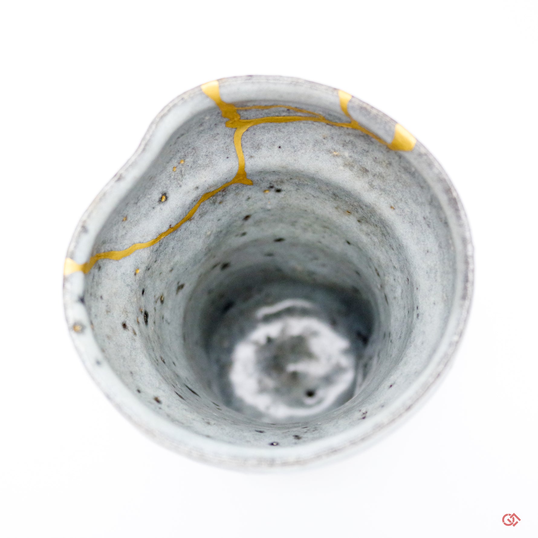 Authentic Kintsugi Beer cup, Shigaraki ware