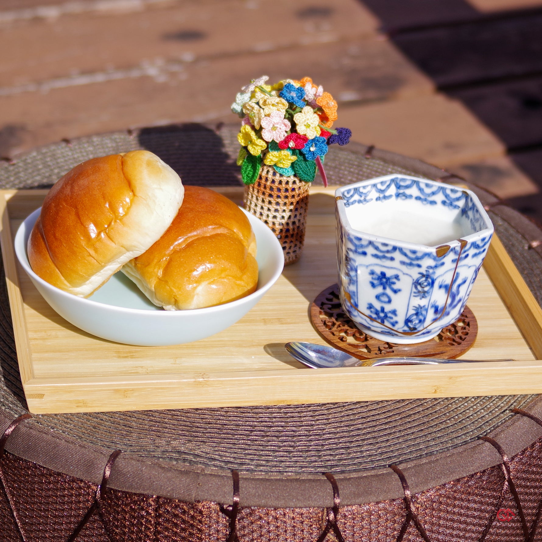 Image of authentic Kintsugi art in use