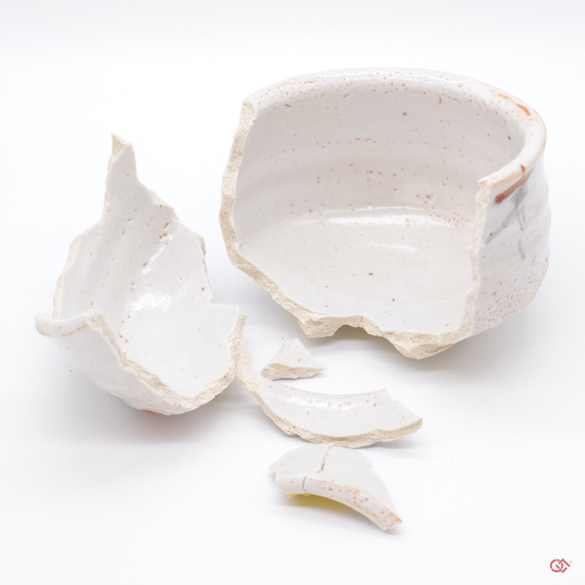 Japanese broken pottery