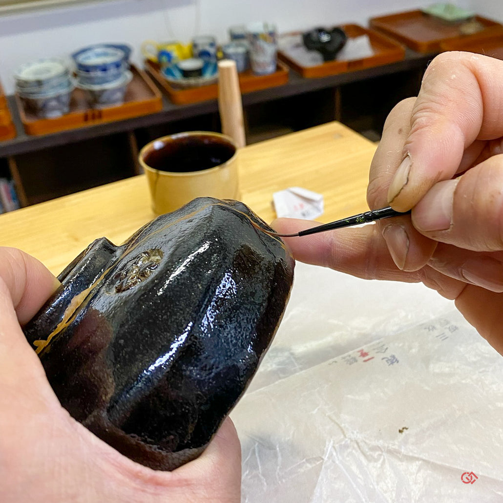 Traditional Kintsugi Repair with urushi