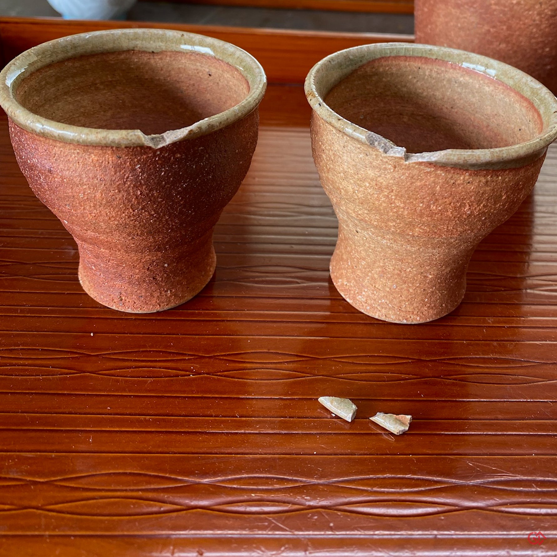 Japanese broken pottery
