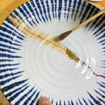 Traditional Kintsugi Repair with the 24 karat gold