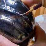 Traditional Kintsugi repair with urushi
