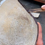 Traditional Kintsugi repair with urushi