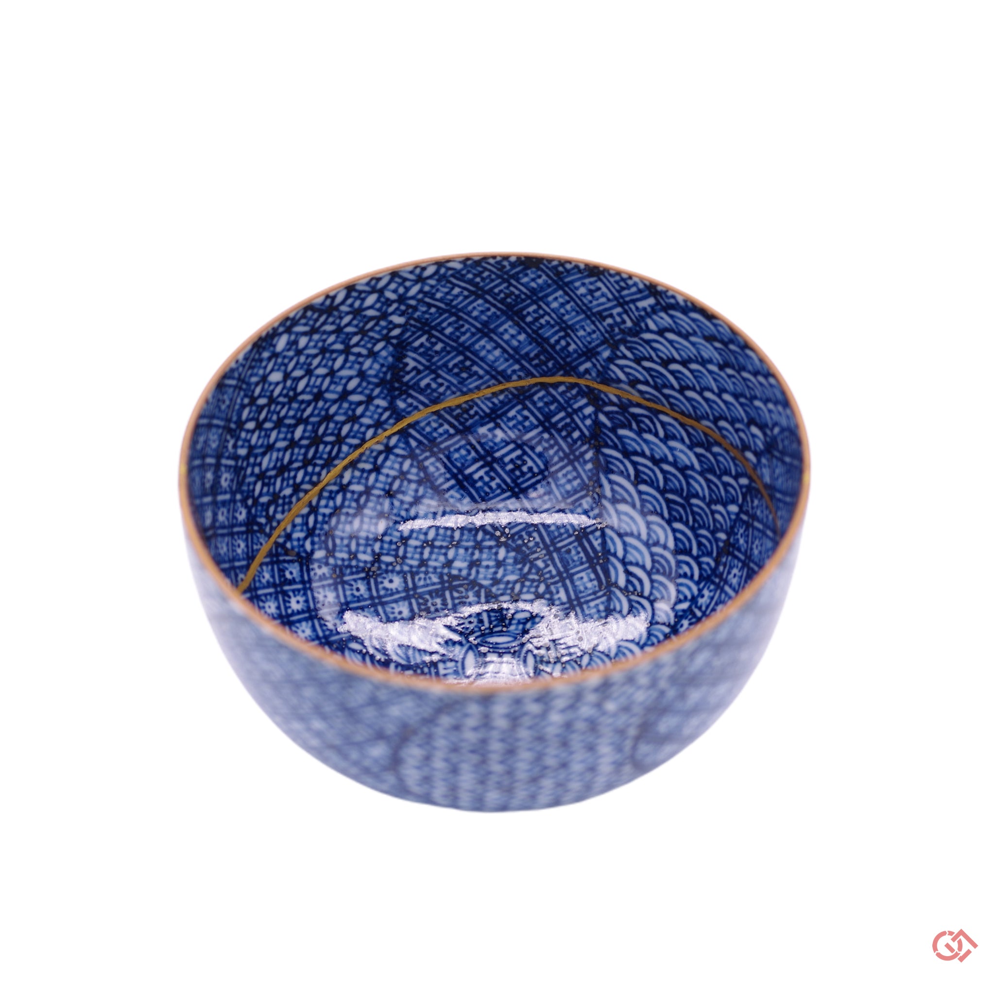 Authentic Kintsugi Sake Cup Syonzui Mon pattern