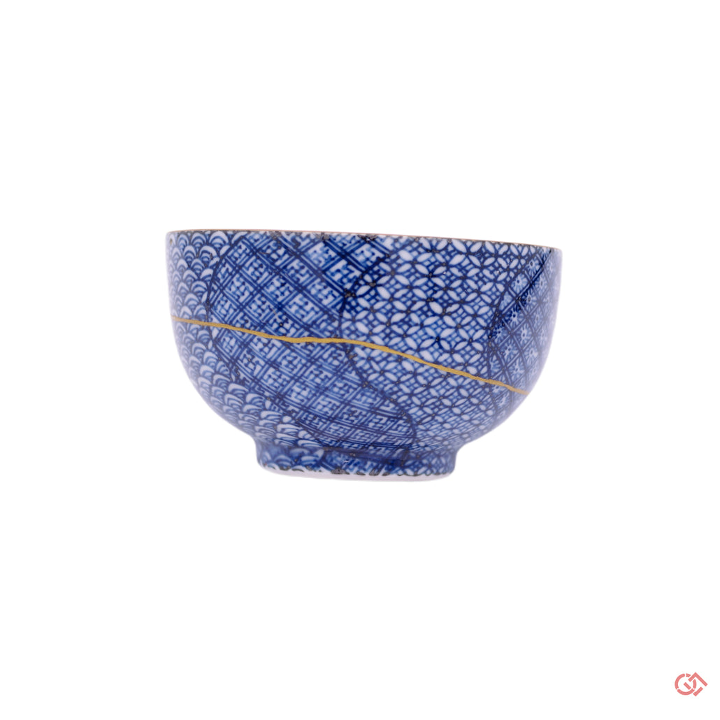 Authentic Kintsugi Sake Cup Syonzui Mon pattern