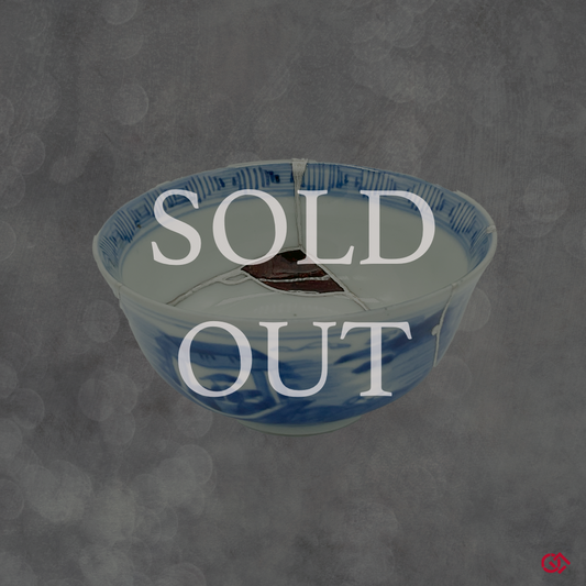 Unique Kintsugi Sake Cup Silver 1