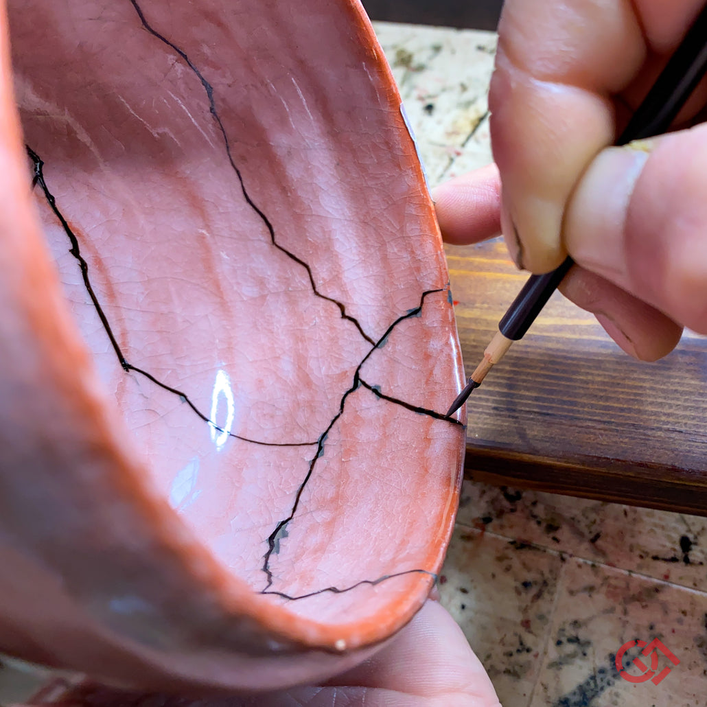 Kintsugi tea bowl