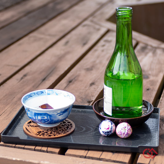 kintsugi sake cup silver